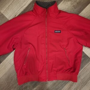 Lands END puffer jacket hot pink